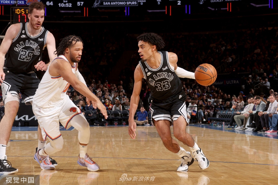 [NBA]尼克斯117-114马刺 布伦森38分