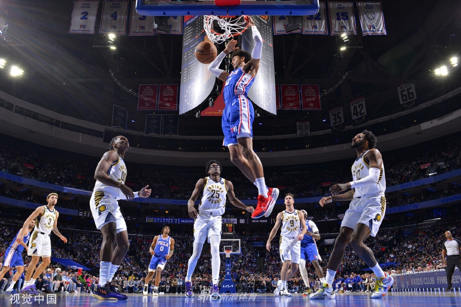 [NBA]76人加时129-126险胜步行者 哈登26分
