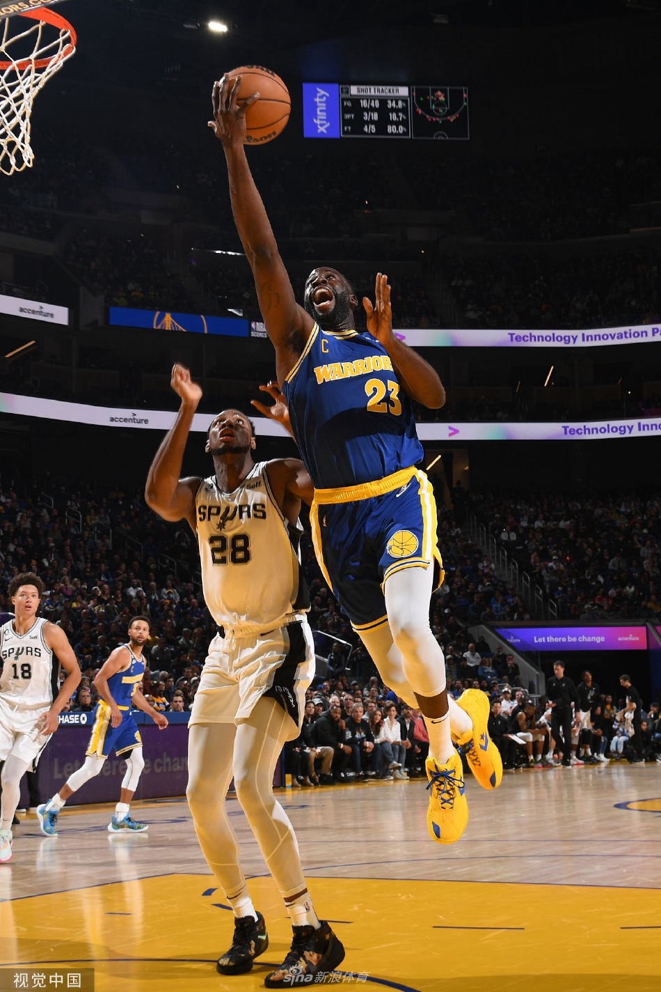 [NBA]勇士132-95大胜马刺 普尔36分库里三节16+5+5