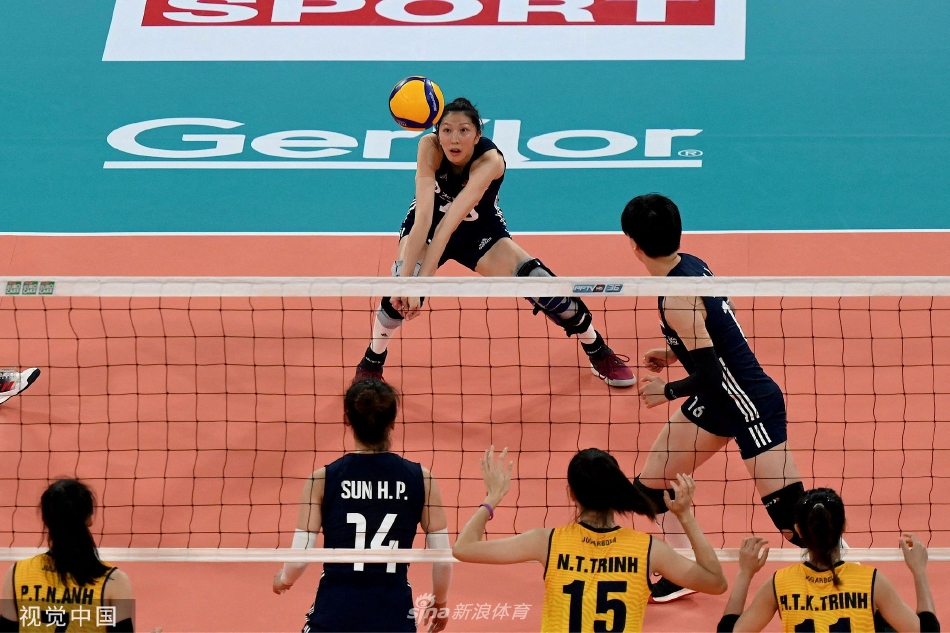 [女排亚洲杯]中国女排3-2越南女排