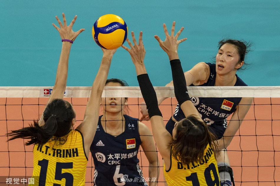 [女排亚洲杯]中国女排3-2越南女排