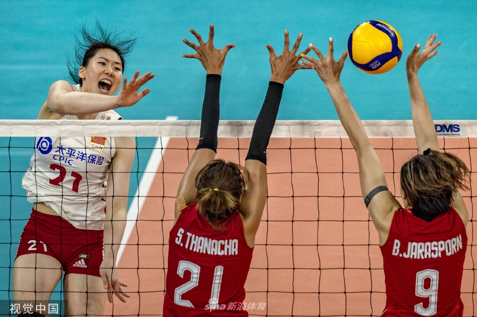 [女排亚洲杯]中国女排3-2淘汰泰国