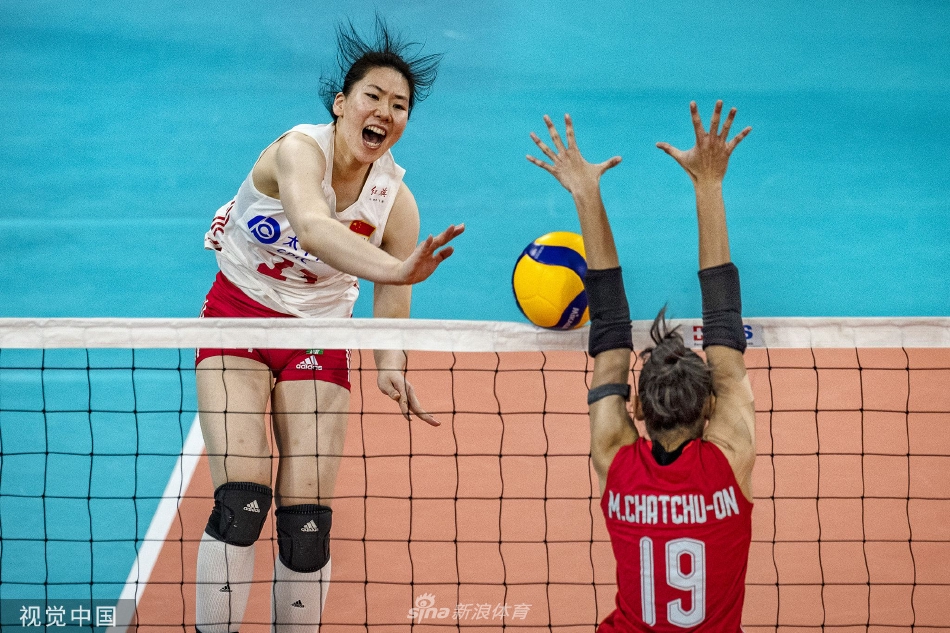 [女排亚洲杯]中国女排3-2淘汰泰国