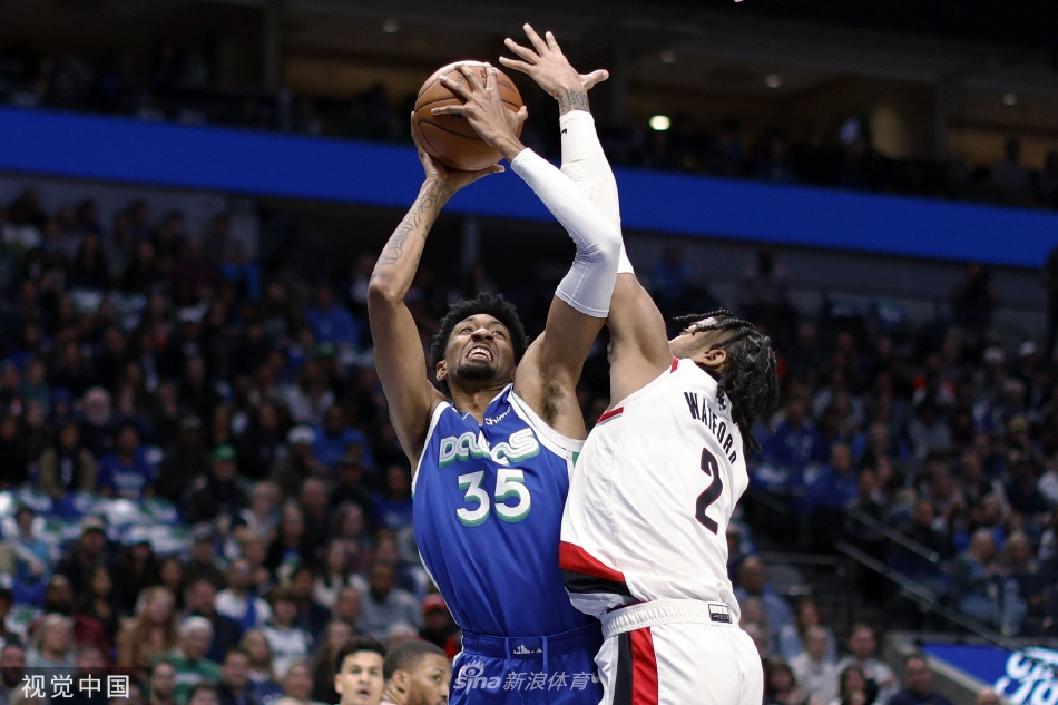 [NBA]独行侠117-112击败开拓者 东契奇42+13+10