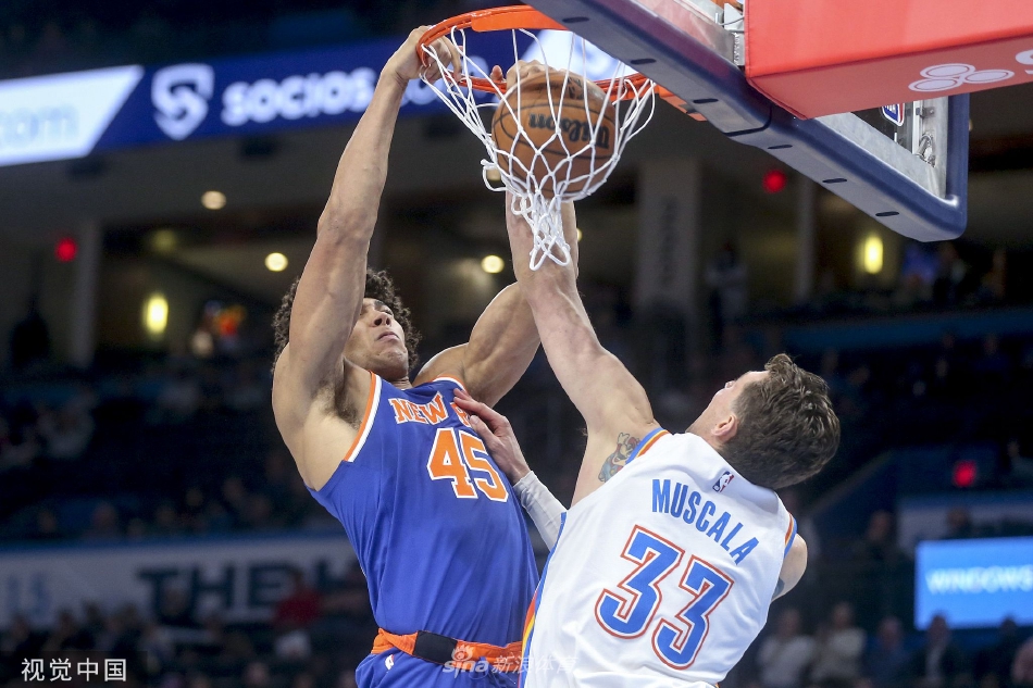 [NBA]尼克斯129-119客胜雷霆 布伦森34+9