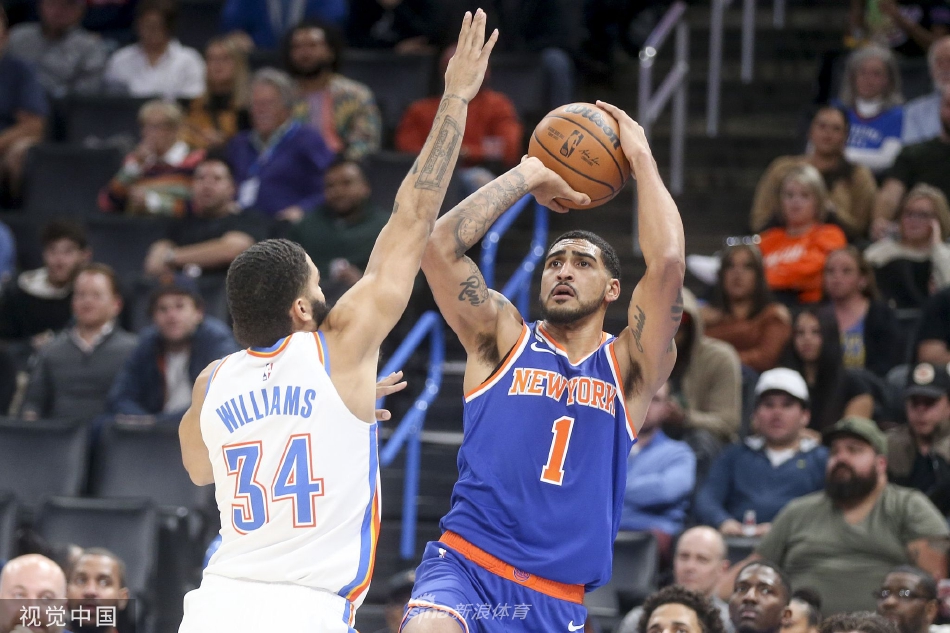 [NBA]尼克斯129-119客胜雷霆 布伦森34+9