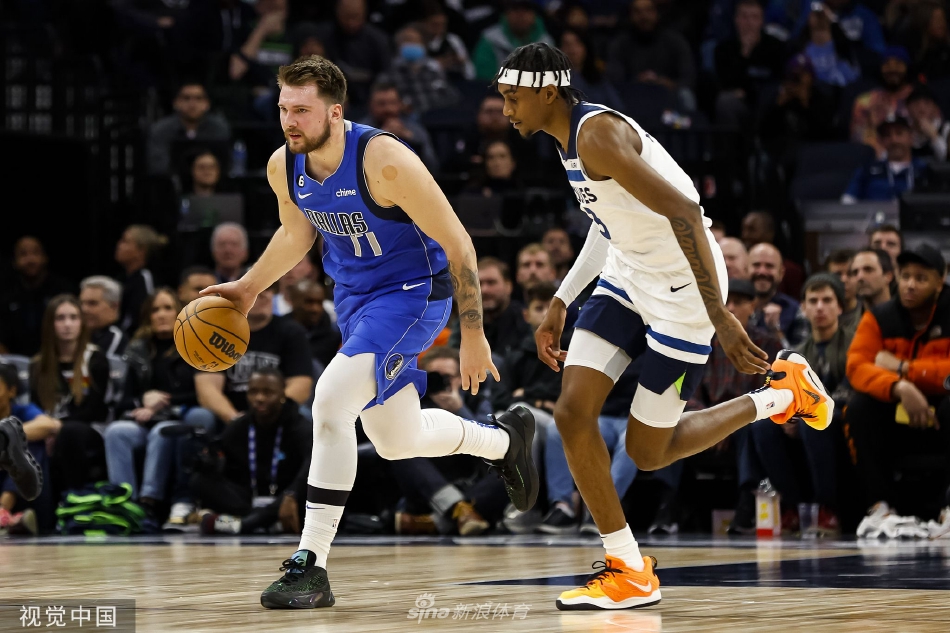 [NBA]独行侠106-116森林狼 东契奇被驱逐