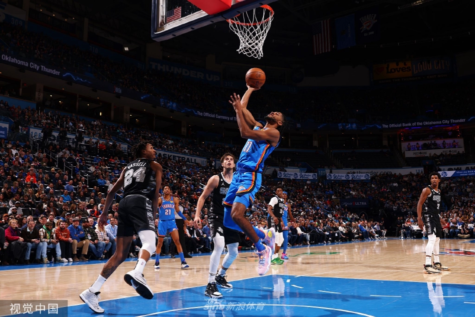 [NBA]雷霆130-114马刺 亚历山大28+6+8