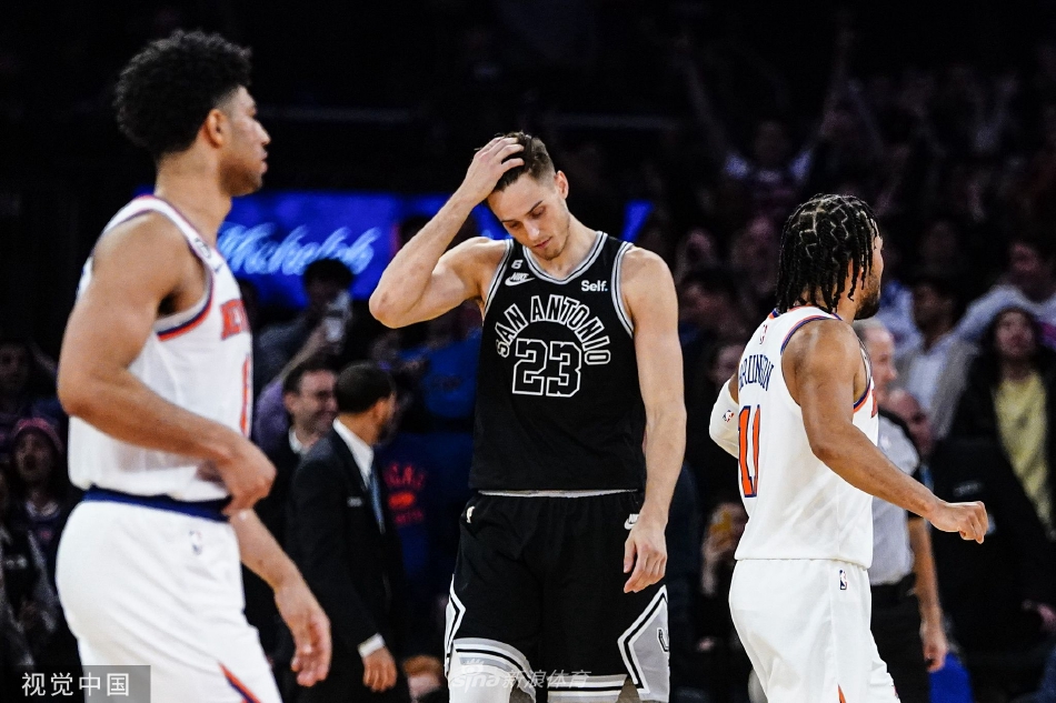 [NBA]尼克斯117-114马刺 布伦森38分