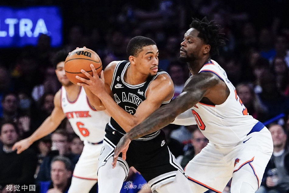 [NBA]尼克斯117-114马刺 布伦森38分