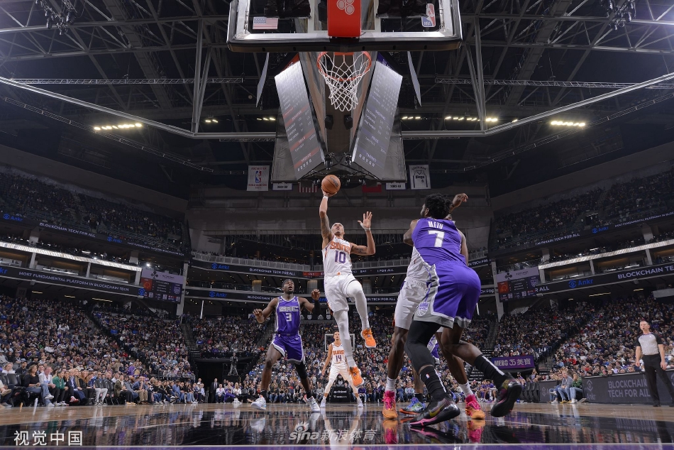 [NBA]太阳122-117险胜国王 布克44+8+4+6蒙克30+8