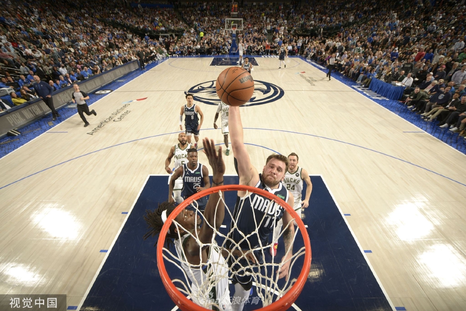 [NBA]雄鹿106-105胜独行侠 字母28+10东契奇33+11