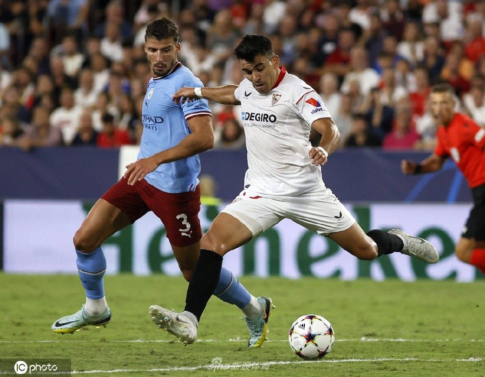 [欧冠]塞维利亚0-4曼城