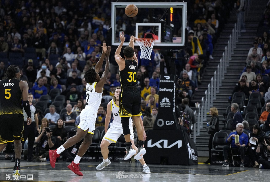 [NBA]勇士主场129-118力克爵士 库里33+5