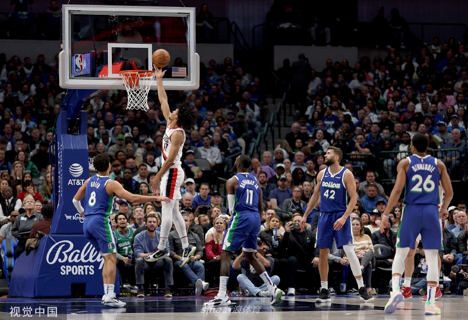 [NBA]独行侠117-112击败开拓者 东契奇42+13+10