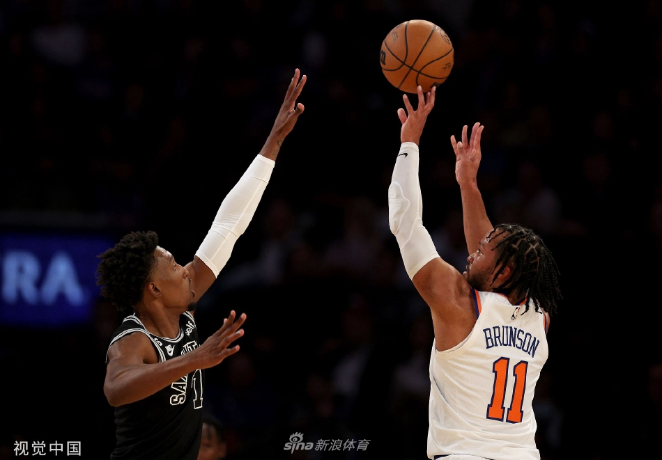 [NBA]尼克斯117-114马刺 布伦森38分