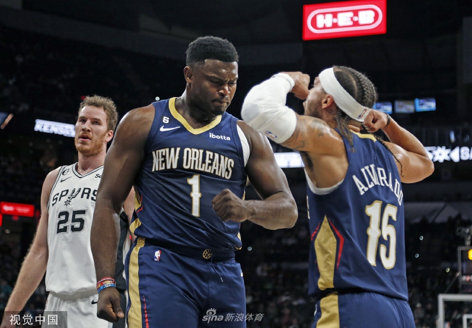 [NBA]鹈鹕129-110大胜马刺 锡安32+11