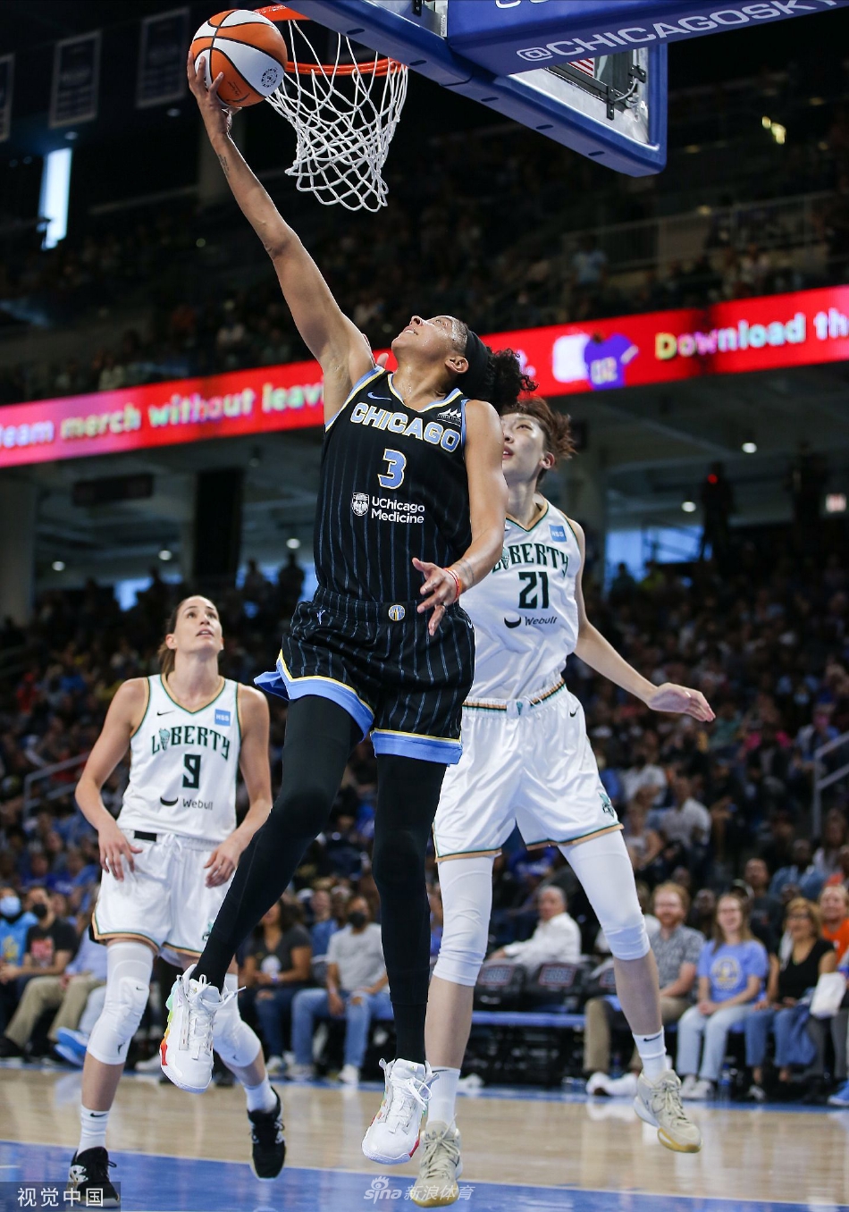 [WNBA季后赛]纽约自由人62-100芝加哥天空