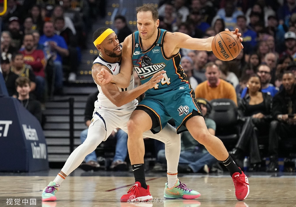 [NBA]活塞110-108击败掘金 博格达诺维奇22分