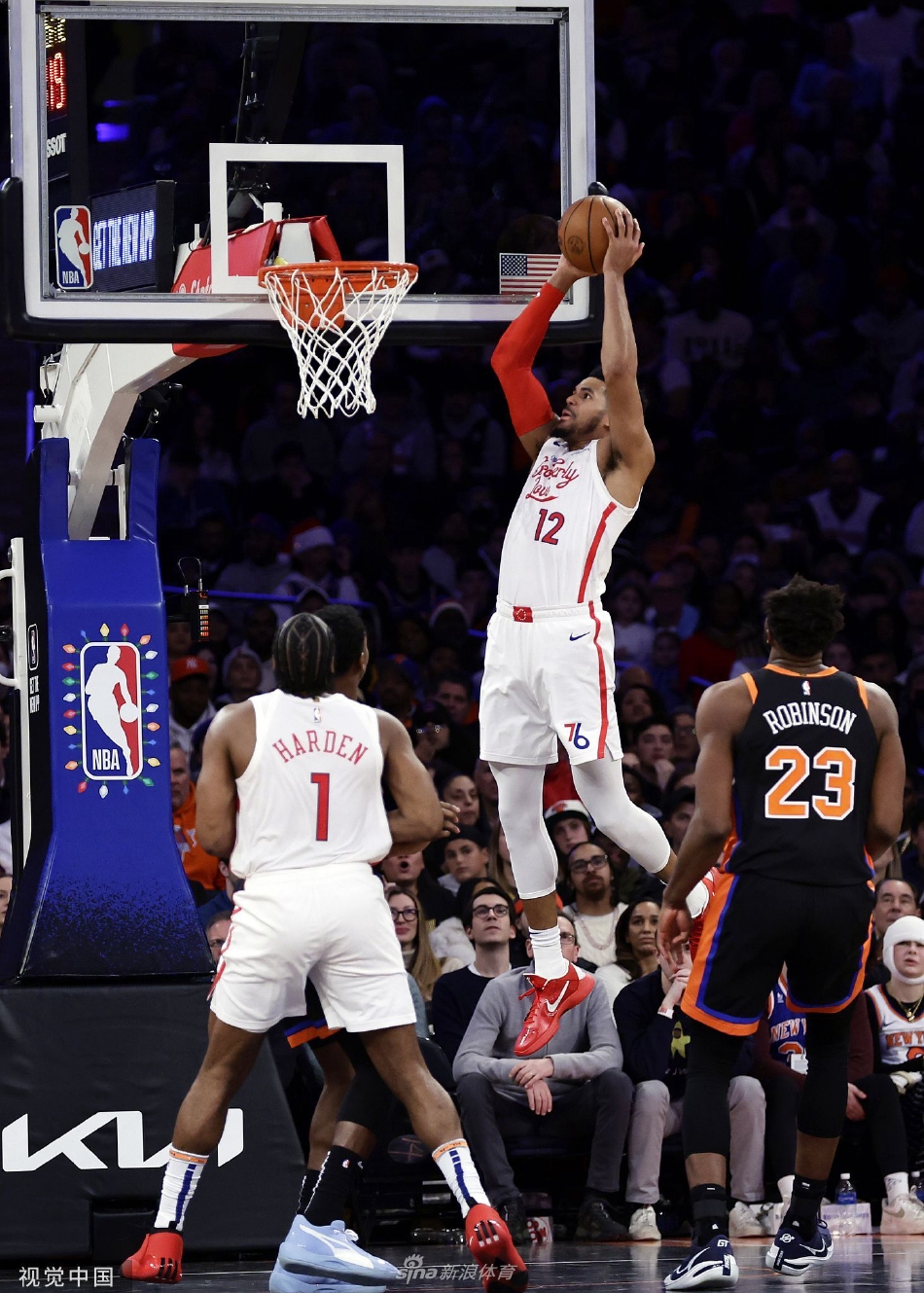 [NBA]费城76人119-112尼克斯 哈登29分13助