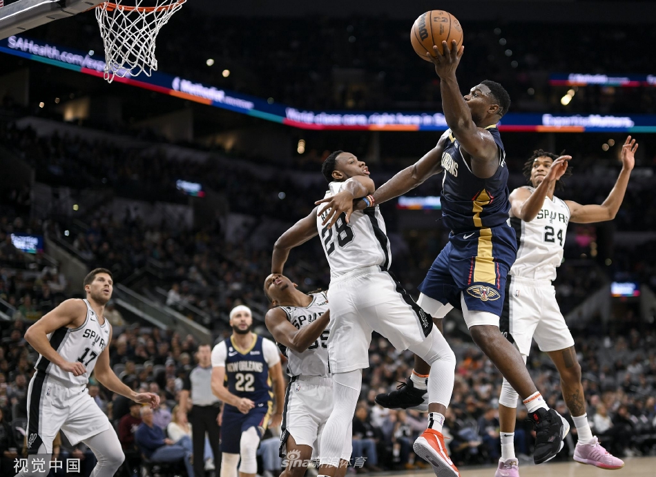 [NBA]鹈鹕129-110大胜马刺 锡安32+11
