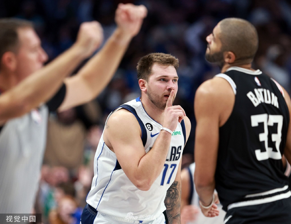 [NBA]独行侠103-101险胜快船 东契奇35+11+5