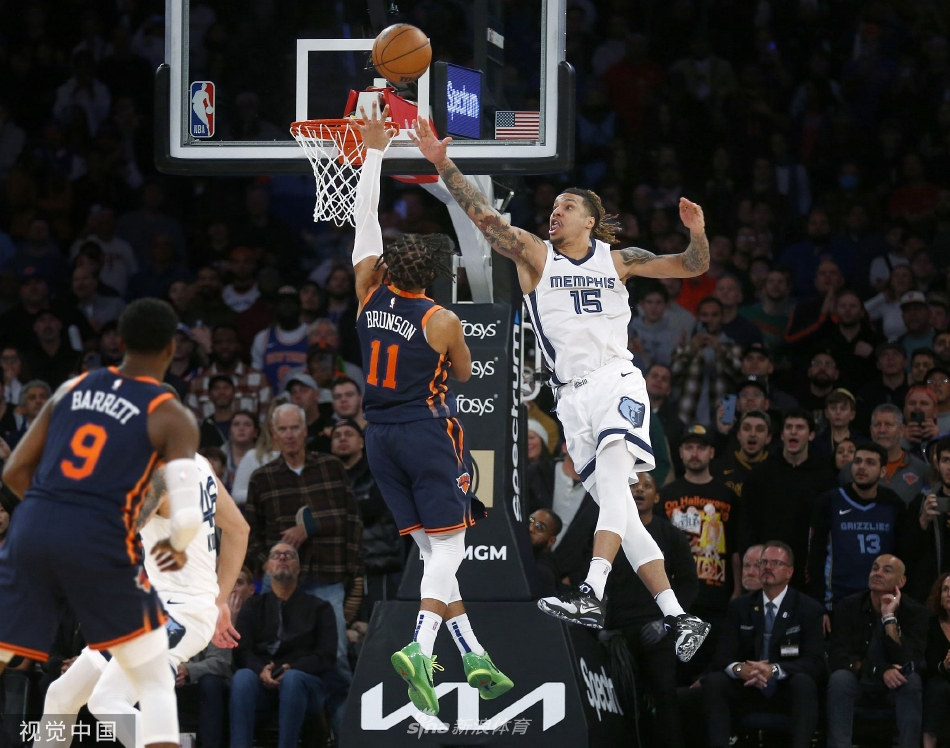 [NBA]灰熊127-123尼克斯