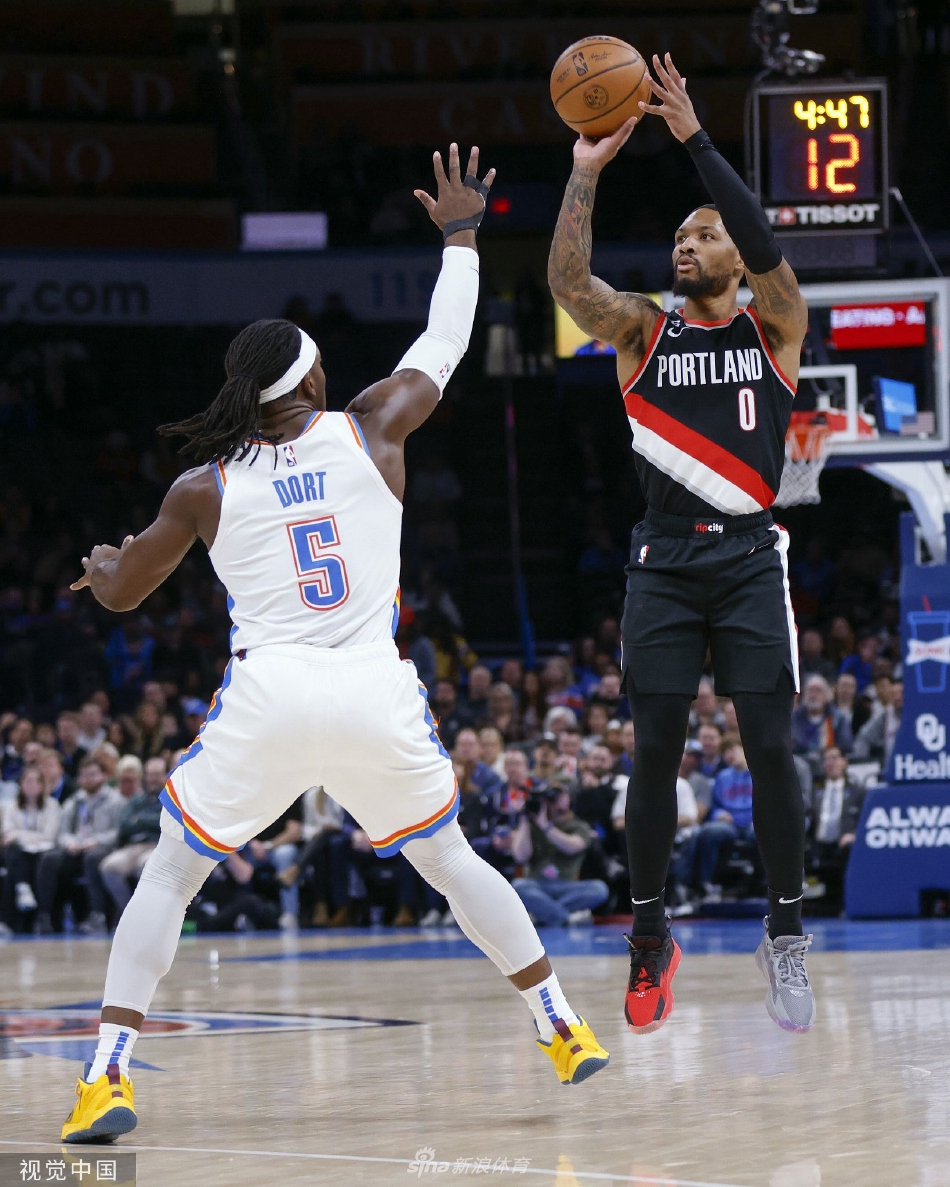 [NBA]开拓者98-101雷霆 亚历山大27分