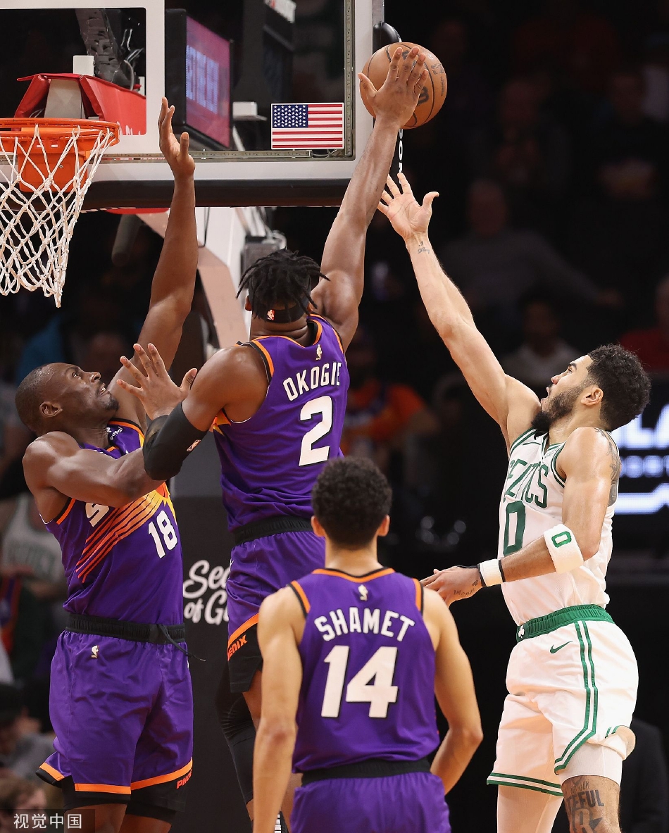 [NBA]绿军125-98太阳 布朗25+7塔图姆25+5