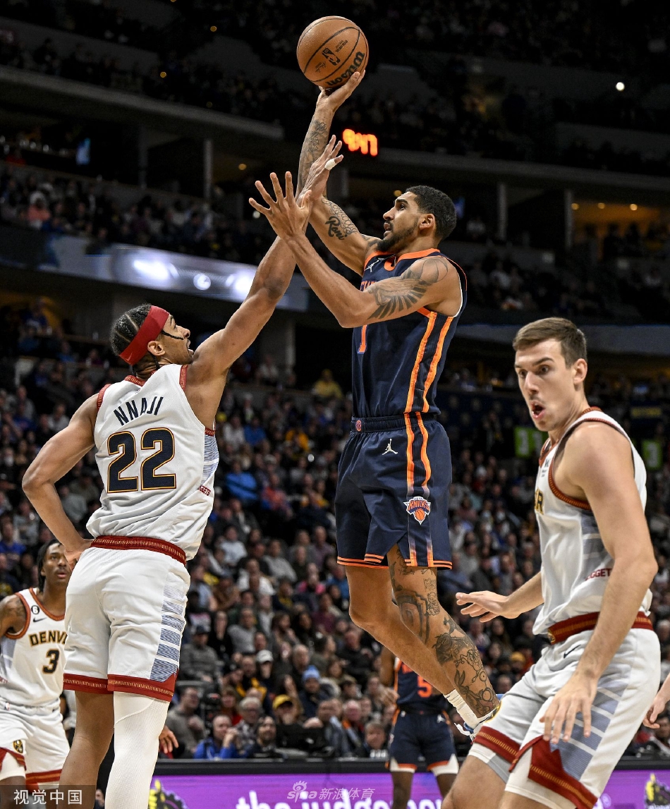 [NBA]尼克斯106-103险胜掘金 兰德尔34+11