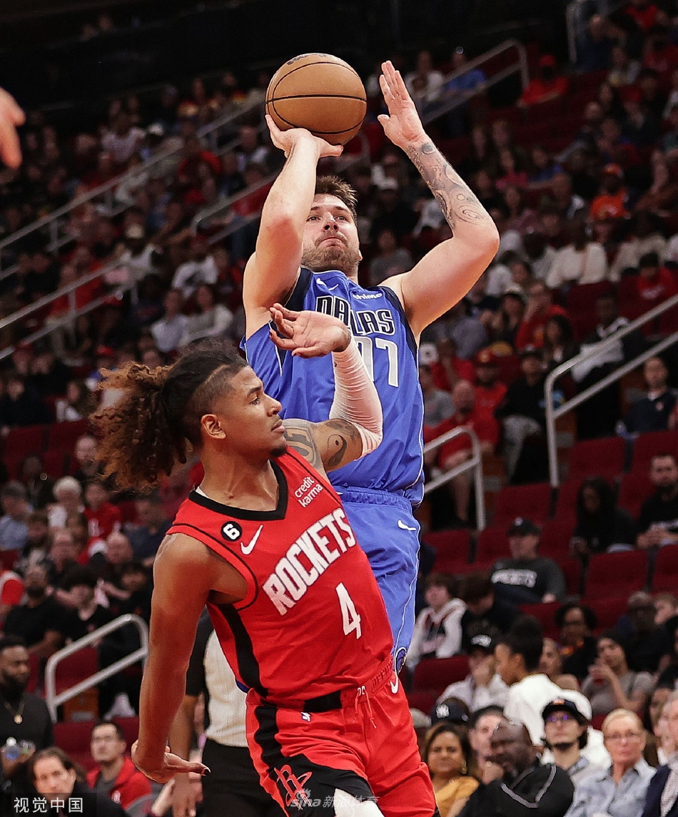 [NBA]独行侠111-106击落火箭 东契奇39分