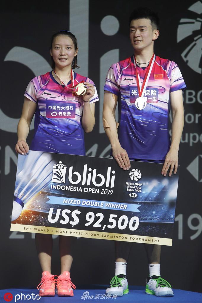 印尼赛郑思维/黄雅琼夺冠