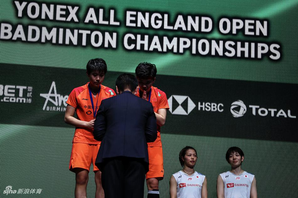 2020全英女双决赛颁奖仪式