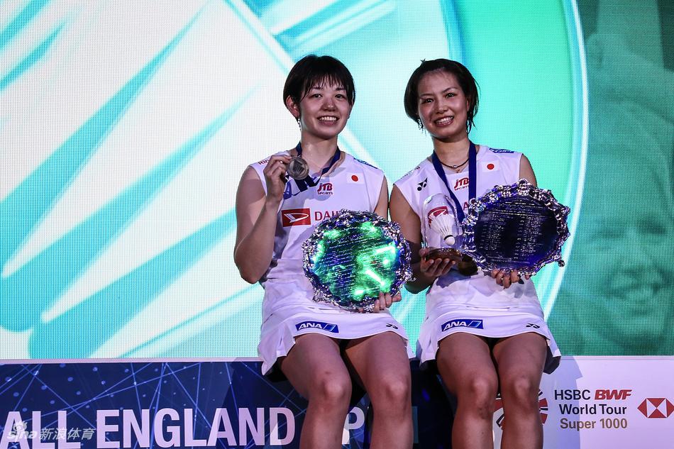 2020全英女双决赛颁奖仪式