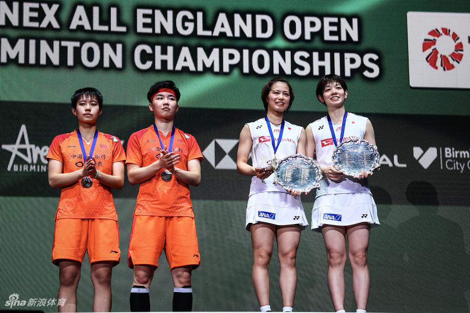 2020全英女双决赛颁奖仪式