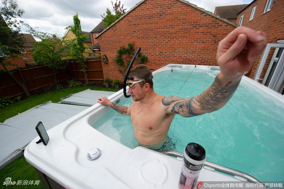 亚当・皮蒂家中训练备战奥运会