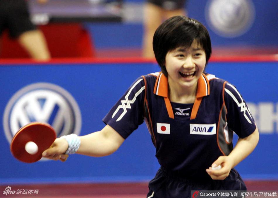 乒乓球青涩照回顾-福原爱