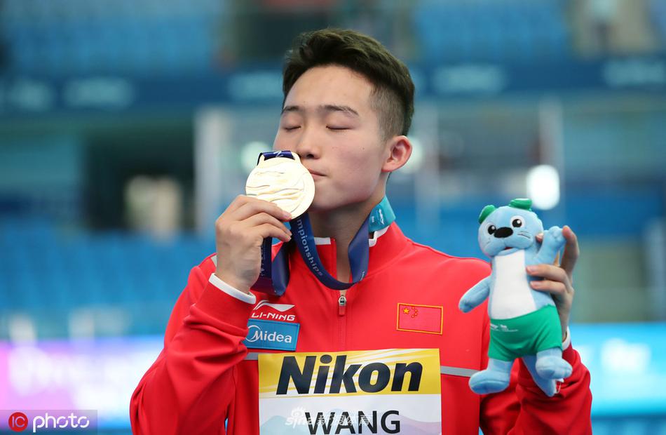 世锦赛一米板王宗源摘金