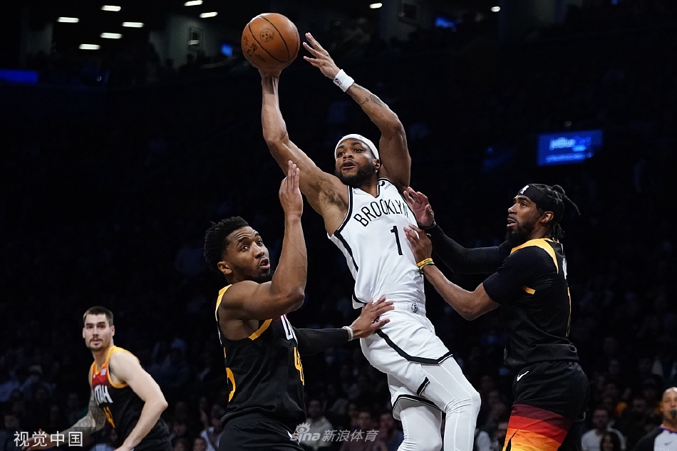 [NBA]爵士106-114篮网 杜兰特轰37分9板8助