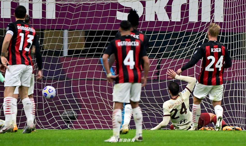 [意甲]AC米兰3-3罗马