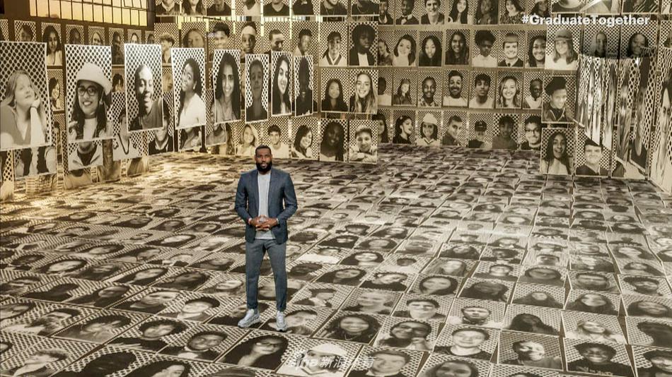 詹姆斯出席节目给予毕业生建议