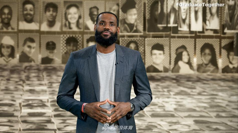 詹姆斯出席节目给予毕业生建议