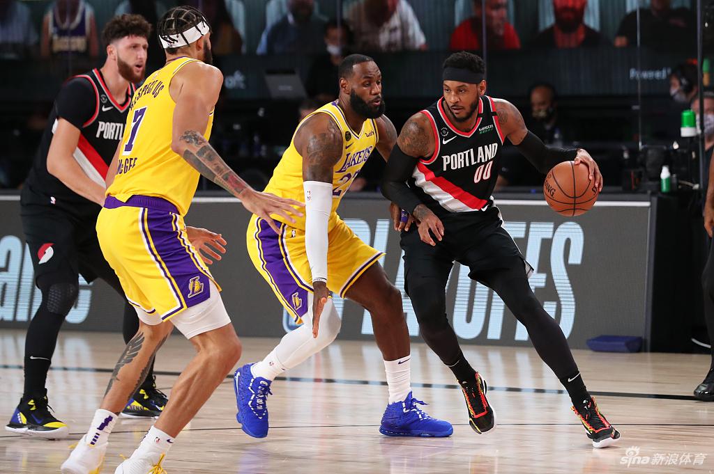 [NBA季后赛]开拓者100-93湖人 利拉德34分力压詹姆斯