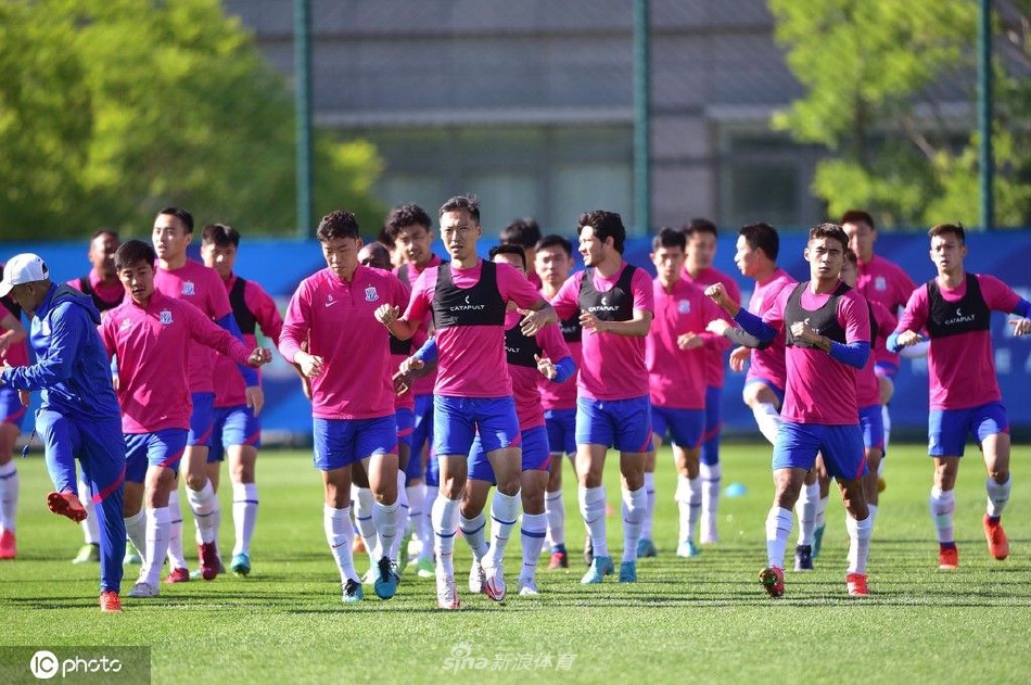 上海申花备战训练