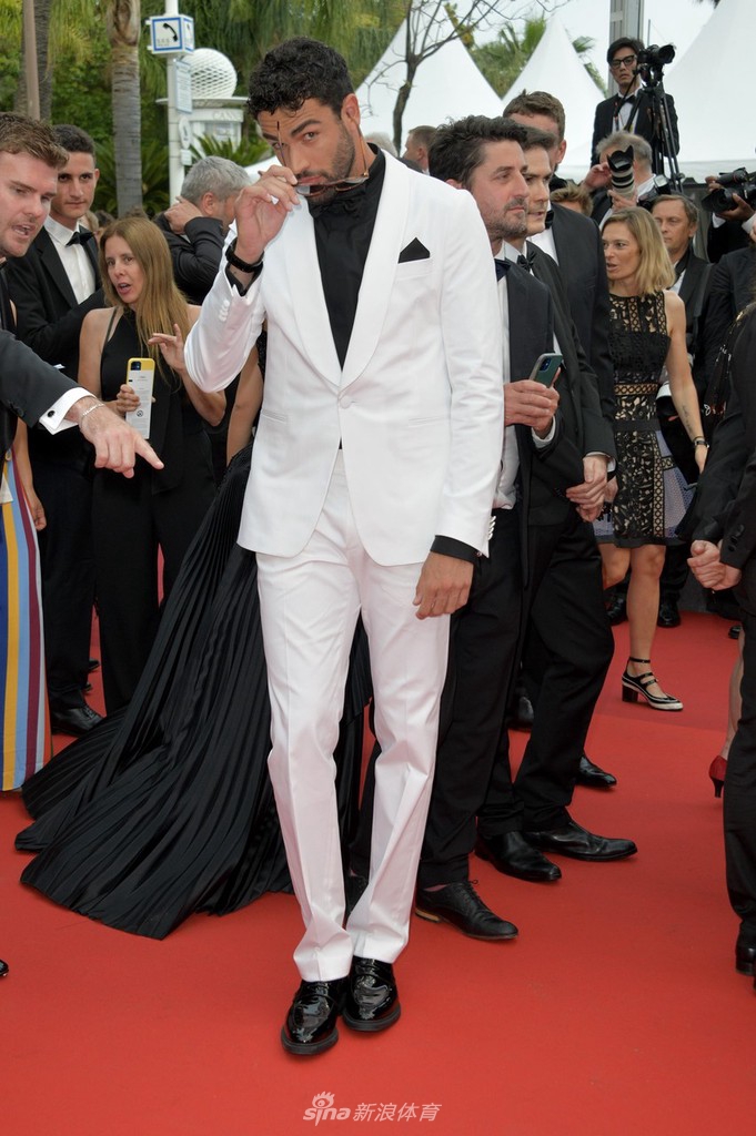 意大利网球名将贝雷蒂尼亮相红毯