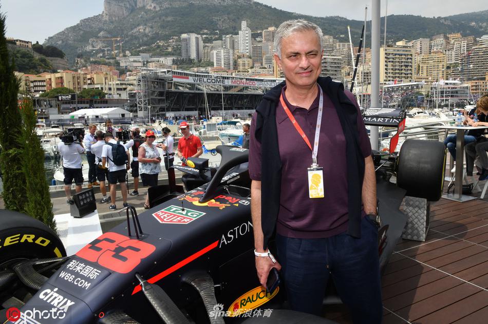 穆里尼奥观战F1摩纳哥站
