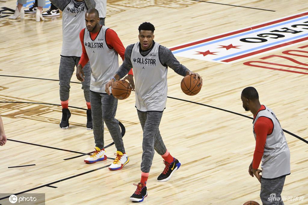 詹姆斯字母哥引领全明星训练备战正赛
