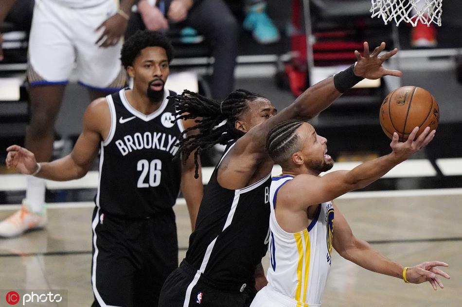 [NBA揭幕战]篮网125-99勇士 杜兰特欧文合砍48分