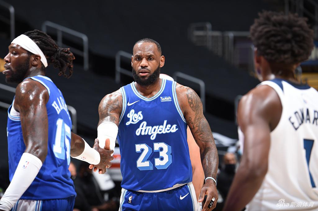 [NBA常规赛]森林狼91-127湖人