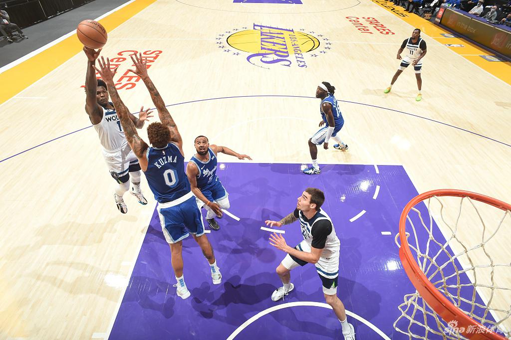 [NBA常规赛]森林狼91-127湖人